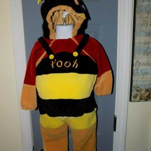 THE DISNEY STORE WINNIE THE POOH BEE Halloween Costume Size 18/24 Months EUC